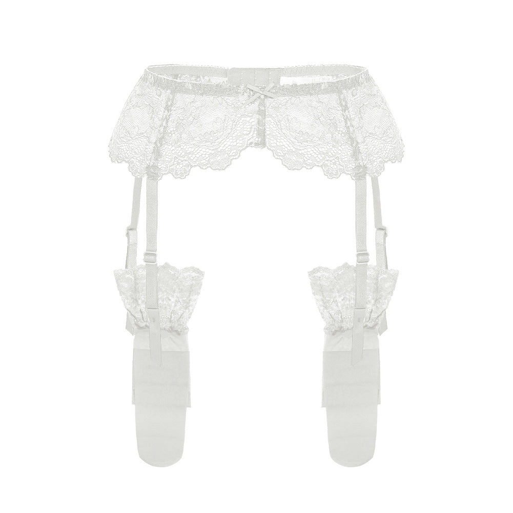 Sexy Lace Garter Belt Ultra-thin Bow