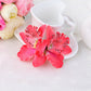 Double orchid flower of Thailand bride wedding flower hairpin beach holiday photo photo hair accessories factory