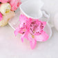 Double orchid flower of Thailand bride wedding flower hairpin beach holiday photo photo hair accessories factory