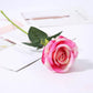 Flannel Feel Simulation Rose Fake Flower Home Decoration Wedding