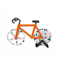 Pizza Cutter Stainless Steel Bicycle Shape Wheel Bike Roller Pizza Chopper Slicer Pizza Cutting Knife Kitchen Tools