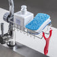 Adjustable Sink Drain Rack Sponge Storage Faucet Holder Soap Drainer Shelf Basket Organizer Kitchen Bathroom Accessories