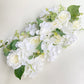 Wedding Road Cited Flowers Silk Rose Peony Hydrangea DIY Arched Door Flower Row Window T Station Wedding Decoration 50cm