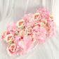 Wedding Road Cited Flowers Silk Rose Peony Hydrangea DIY Arched Door Flower Row Window T Station Wedding Decoration 50cm