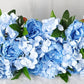 Wedding Road Cited Flowers Silk Rose Peony Hydrangea DIY Arched Door Flower Row Window T Station Wedding Decoration 50cm