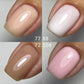 MSHARE Milky Pink Rubber Base Gel Glitter Camouflage Color Coat Soak Off Nails Gels Varnish Lacquer 10ml UV LED Gel