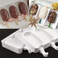 Silicone Ice Cream Mold DIY Chocolate Dessert Popsicle Mould Tray Ice Cube Maker Homemade Tools Summer Party Supplies