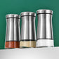 Stainless Steel Salts Pepper Shaker Seasoning Pot Can Spices Bottle Jar Organizer Multi Holes Condiments Boxes Gadget