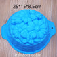 Silicone Big Cake Molds Flower Crown Shape Cake Bakeware Baking Tools: 3D Bread Pastry Mould Pizza Pan DIY Birthday Wedding Party