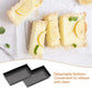 1/4/6Pcs Mini Tart Pan Set Rectangular Non-Stick 4 Inch Quiche Pan Loose Removable Bottom Tart Pan Pie Pizza Cake Mold Bakeware