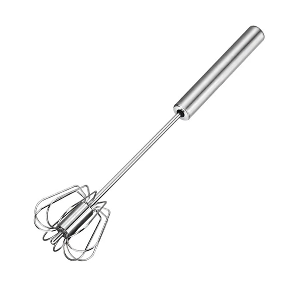 Semi-automatic Eggbeater 304 Stainless Steel Egg Whisk Manual Hand Mixer