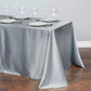 Solid Color Satin Table Cover Overlay Wedding Banquet Restaurant Festival Party Supply