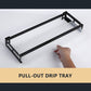 Stainless Steel Bowl Wall Dish Drainer Rack Holder Plate Storage Drying Tray Kitchen Organizer Storage with Hanging Holder