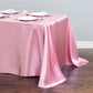 Solid Color Satin Table Cover Overlay Wedding Banquet Restaurant Festival Party Supply