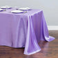 Solid Color Satin Table Cover Overlay Wedding Banquet Restaurant Festival Party Supply