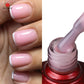 MSHARE Milky Pink Rubber Base Gel Glitter Camouflage Color Coat Soak Off Nails Gels Varnish Lacquer 10ml UV LED Gel