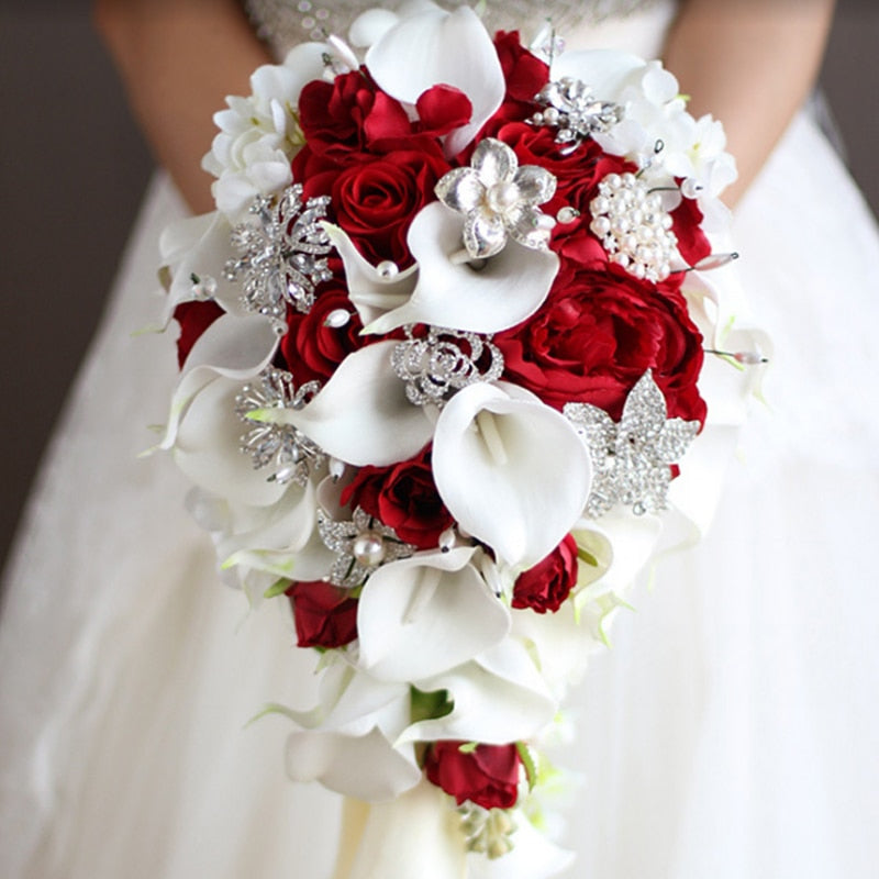 flower wedding bridal bouquet hand tied