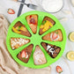 Silicone Cake Mold 8 Grids Shape Striangle Kitchen Pizza Plate Bakeware Non-stick Bread DIY Baking Pastry Cake Molds