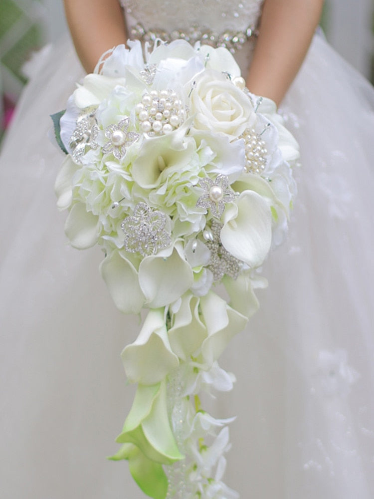 flower wedding bridal bouquet hand tied