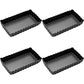 1/4/6Pcs Mini Tart Pan Set Rectangular Non-Stick 4 Inch Quiche Pan Loose Removable Bottom Tart Pan Pie Pizza Cake Mold Bakeware