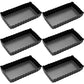 1/4/6Pcs Mini Tart Pan Set Rectangular Non-Stick 4 Inch Quiche Pan Loose Removable Bottom Tart Pan Pie Pizza Cake Mold Bakeware