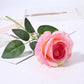 Flannel Feel Simulation Rose Fake Flower Home Decoration Wedding