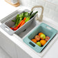 Kitchen Sink Drain Retractable Storage Rack