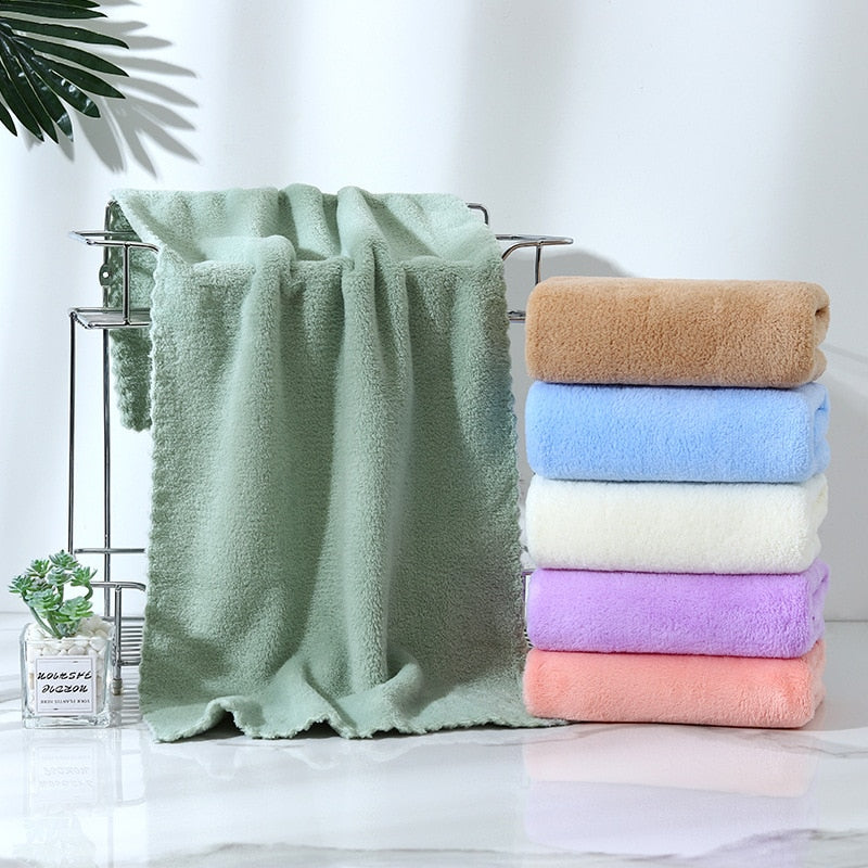 10PCS Towels Microfiber Towel Premium Bath Towel Set Lightweight and Highly Absorbent Quick Drying Soft Face Towel Hair Towel 타월